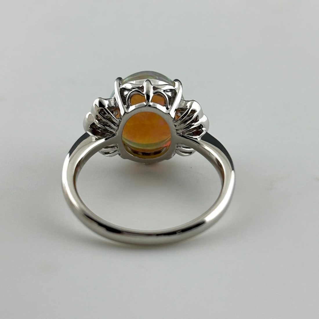 OPAL DESIGN RING PLATINUM - 3