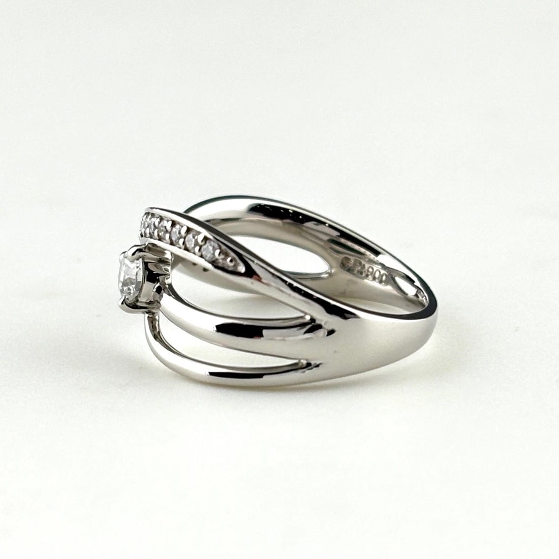 MELEE DIAMOND DESIGN RING - 4