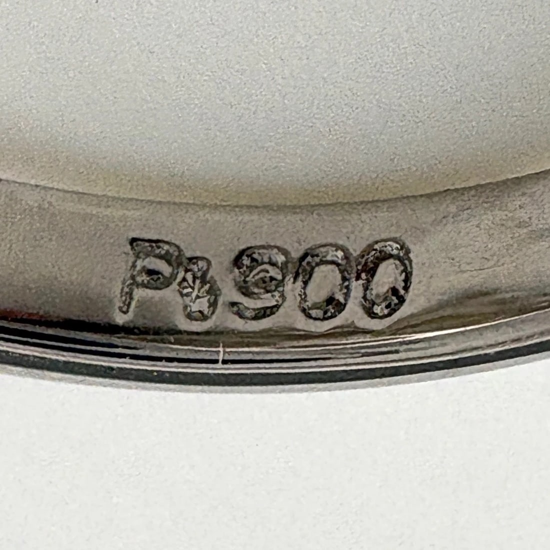 PEARL DESIGN RING PLATINUM RING - 4