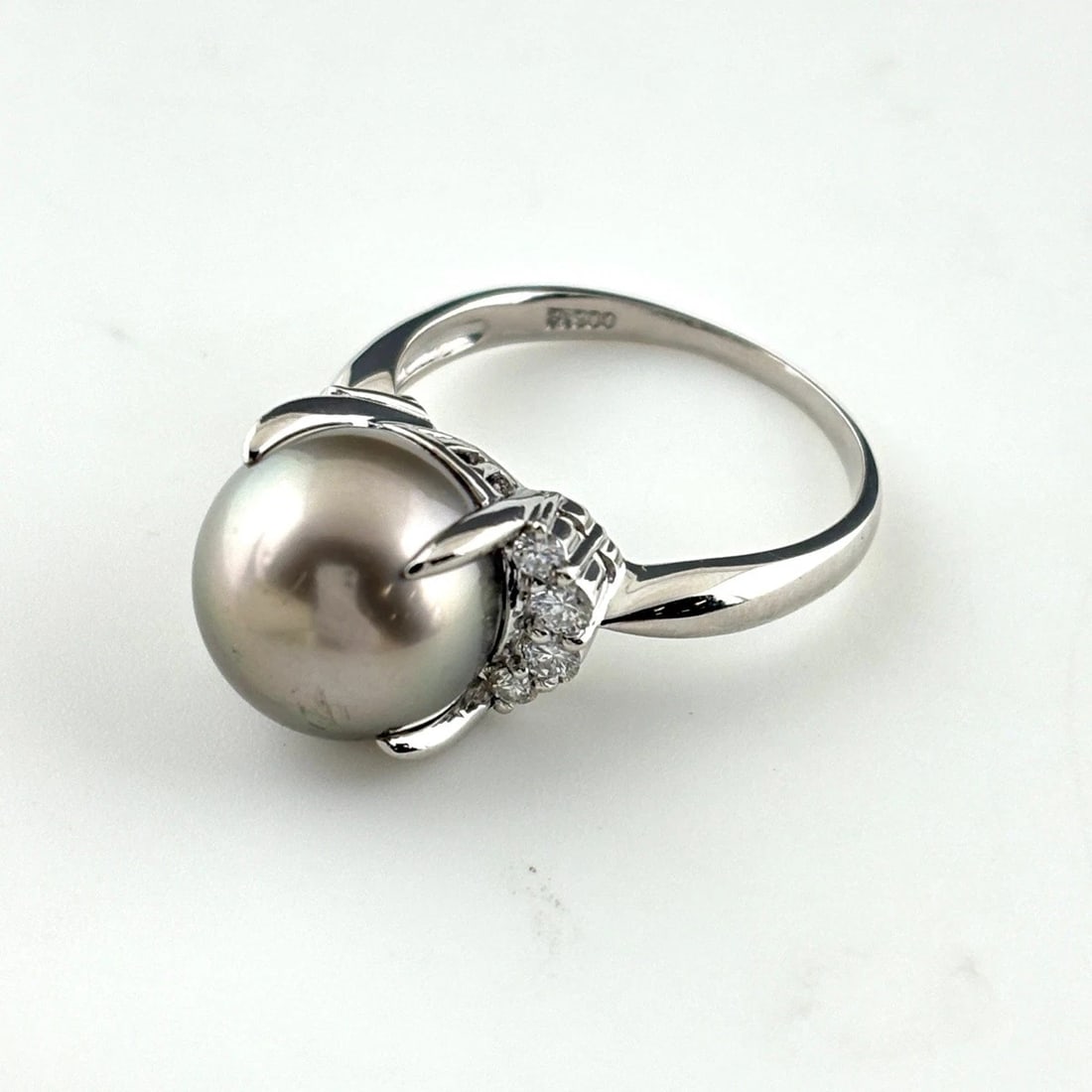 PEARL DESIGN RING PLATINUM - 2