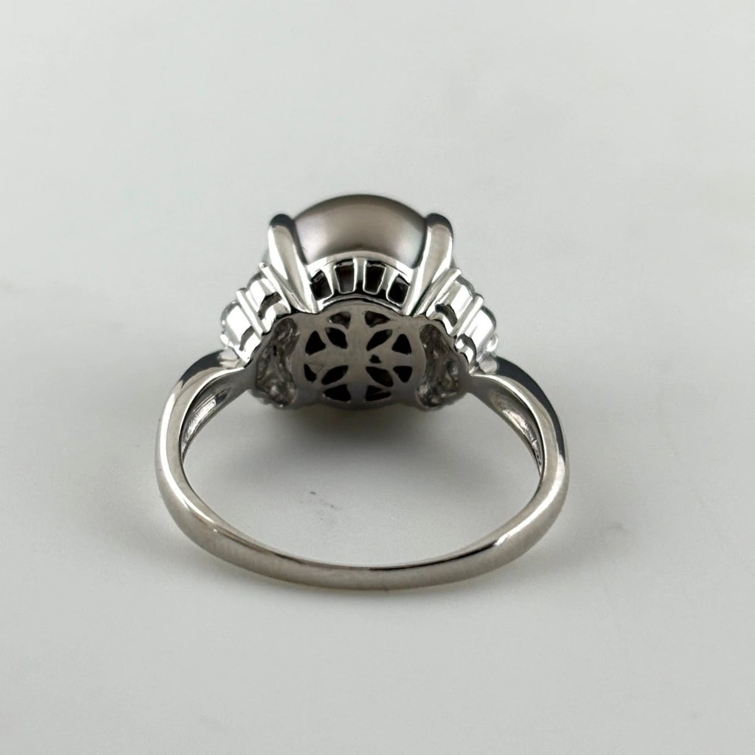 PEARL DESIGN RING PLATINUM - 3