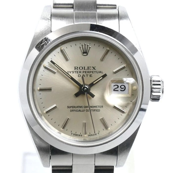 ROLEX WATCH OYSTER PERPETUAL WATCH: Rolex Watch Oyster Perpetual Watch Brand: ROLEX Type/Style: Wristwatch Material: SS Color: none Size: Case size: 26mm Wrist size: Approx. 15cm Accessories: None Accessories Notice: When purchasing