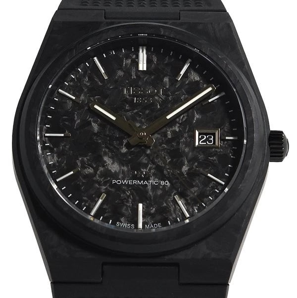TISSOT WATCH PRX CARBON POWERMATIC 80 WATCH: Tissot Watch Prx Carbon Powermatic 80 Watch Brand: TISSOT Type/Style: Wristwatch Material: SS Color: none Size: Case size: 40.50mm Accessories: None Accessories Notice: When purchasing pre-owned