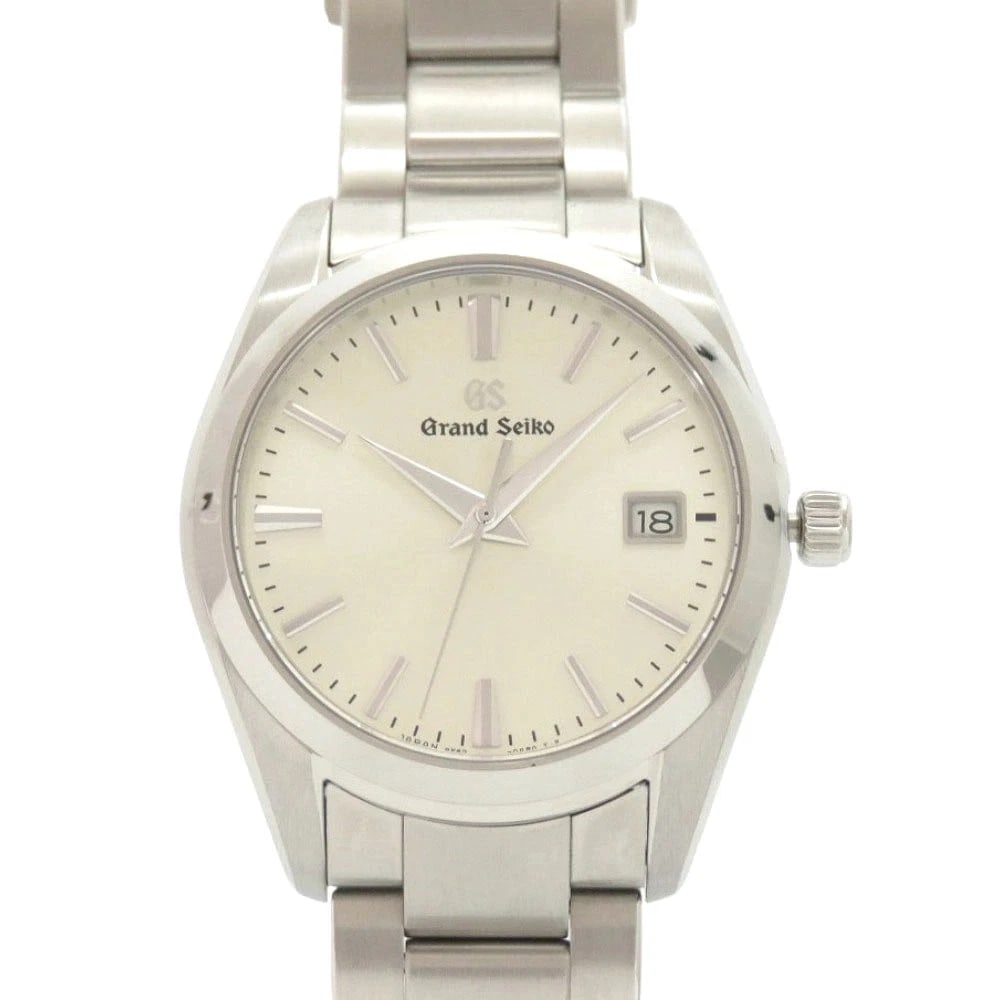 SEIKO WATCH GS GRAND SILVER DIAL QUARTZ DATE WATCH: Seiko Watch Gs Grand Silver Dial Quartz Date Watch Brand: SEIKO Type/Style: Wristwatch Material: SS Color: SILVER DIAL Size: Case size: 36mm Wrist size: Approx. 17cm Accessories: None Accessories