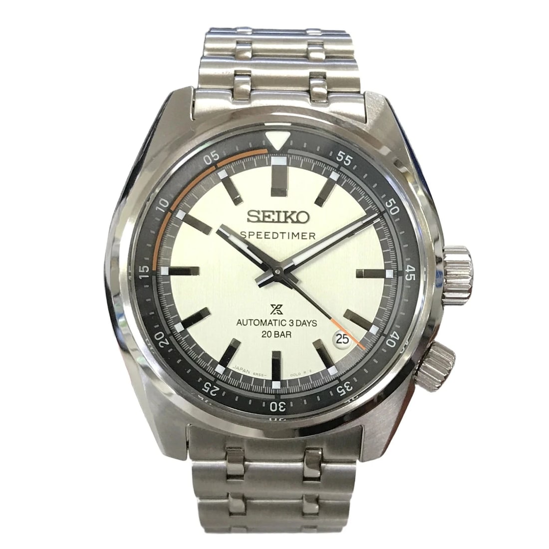 SEIKO WATCH PROSPEX SPEEDTIMER WATCH: Seiko Watch Prospex Speedtimer Watch Brand: SEIKO Type/Style: Wristwatch Material: SS Color: SILVER Size: Case size: 39mm Wrist size: Approx. 17cm Accessories: None Accessories Notice: Whe