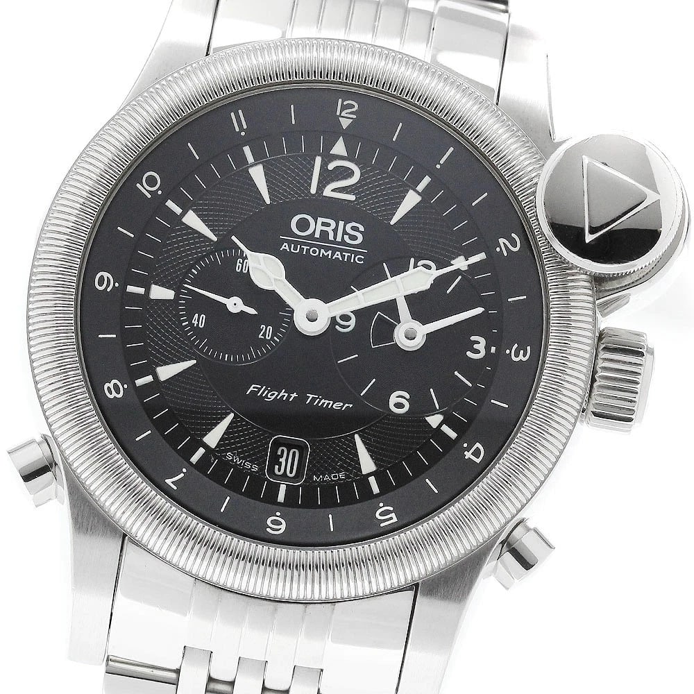ORIS WATCH BIG CROWN FLIGHT WATCH: Oris Watch Big Crown Flight Watch Brand: ORIS Type/Style: Wristwatch Material: SS Color: none Size: Case size: 42mm Wrist size: Approx. 18cm Accessories: None Accessories Notice: When purchasing