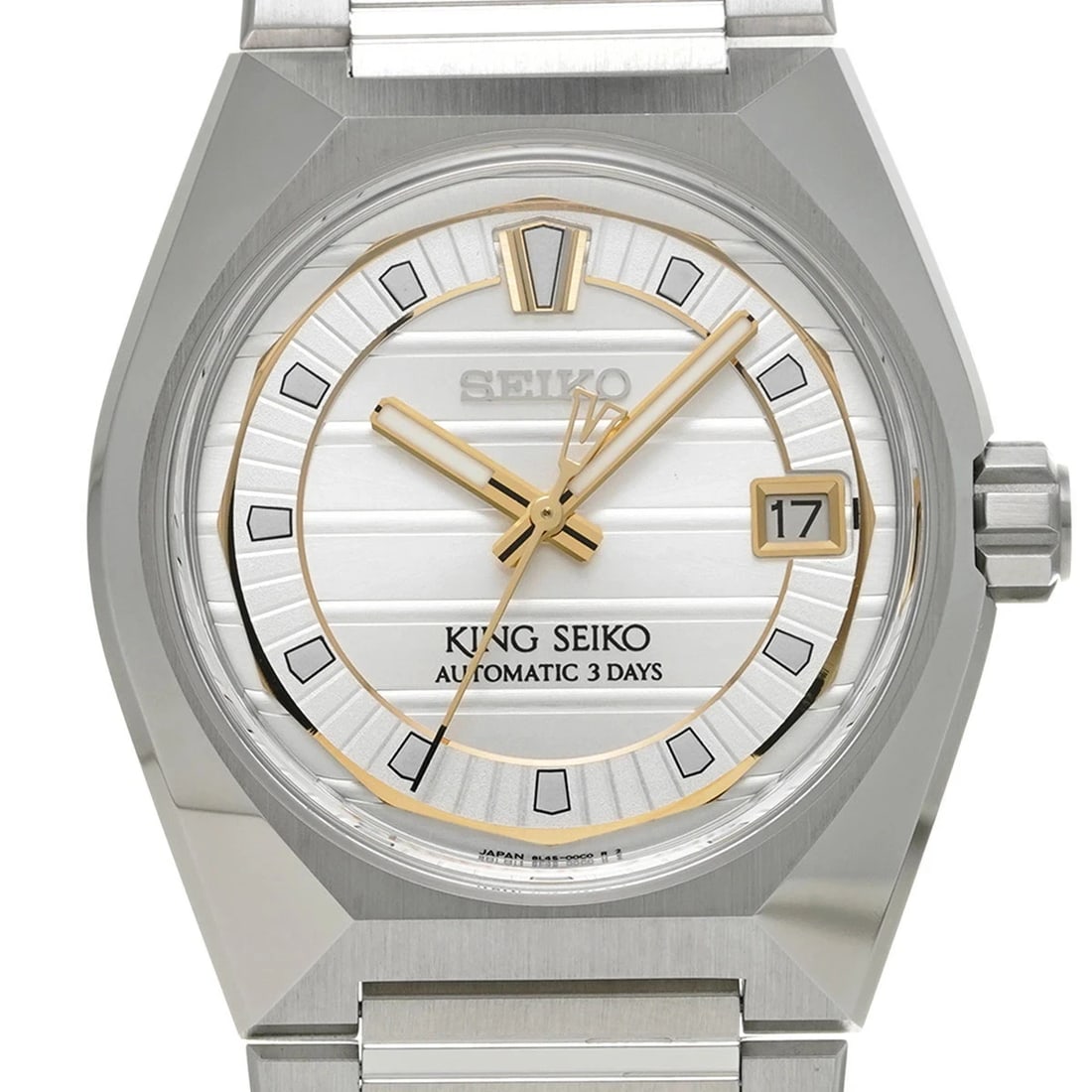 SEIKO WATCH KING AUTOMATIC DATE SILVER DIAL WATCH: Seiko Watch King Automatic Date Silver Dial Watch Brand: SEIKO Type/Style: Wristwatch Material: SS Color: SILVER DIAL Size: Case size: 41mm Wrist size: Approx. 20.5cm Accessories: None Accessories