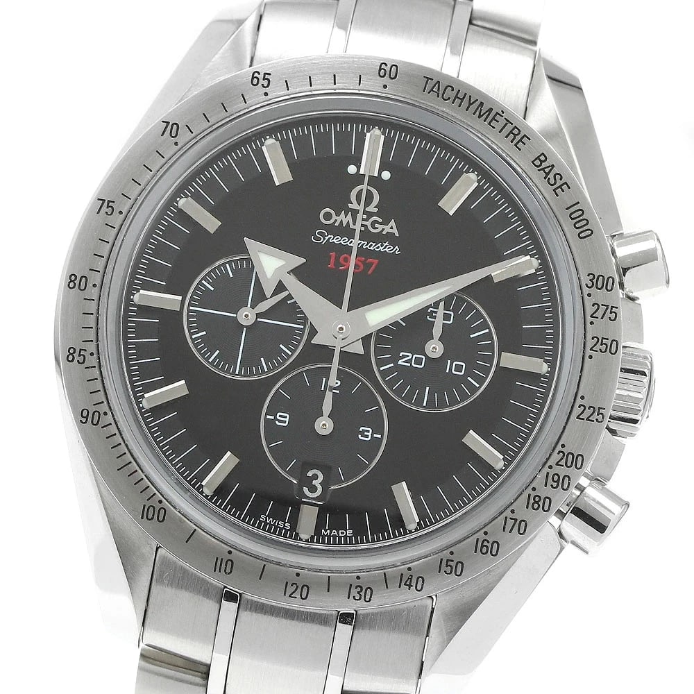 OMEGA WATCH SPEEDMASTER BROAD ARROW WATCH: Omega Watch Speedmaster Broad Arrow Watch Brand: OMEGA Type/Style: Wristwatch Material: SS Color: none Size: Case size: 42mm Wrist size: Approx. 18cm Accessories: None Accessories Notice: