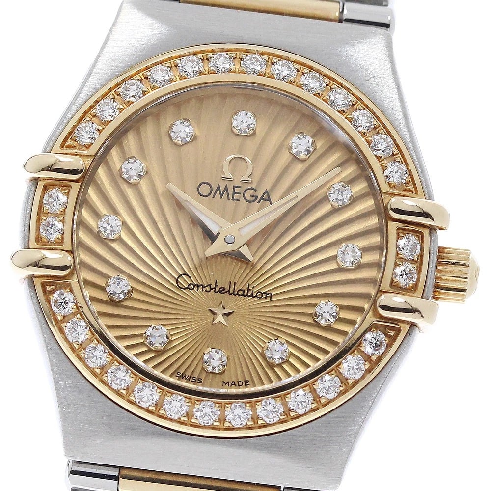 OMEGA WATCH CONSTELLATION WATCH: Omega Watch Constellation Watch Brand: OMEGA Type/Style: Wristwatch Material: Stainless Steel/Yellow Gold Color: none Size: Case size: 23mm Wrist size: Approx. 15.5cm Accessories: None Acc