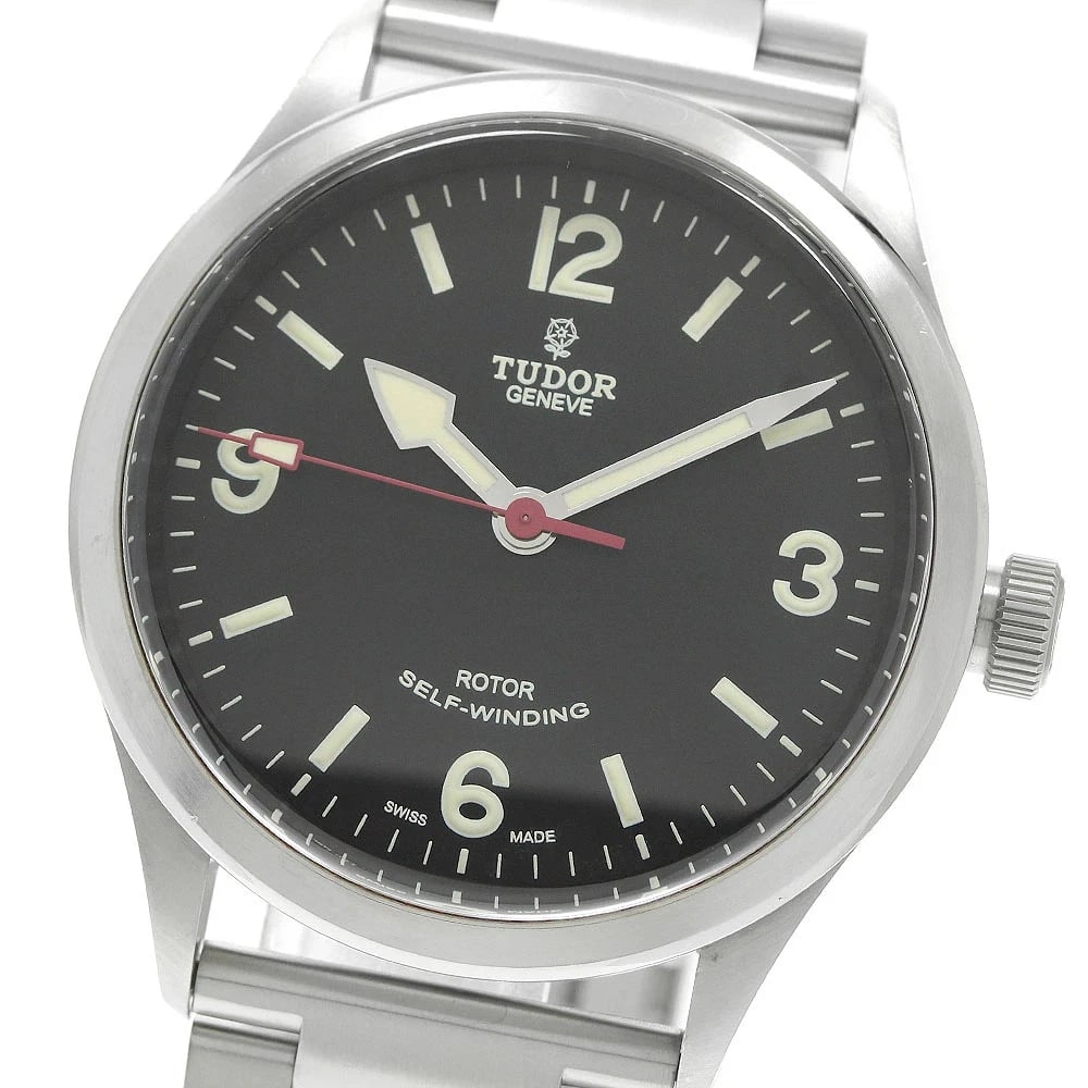 TUDOR WATCH HERITAGE RANGER AUTOMATIC WATCH: Tudor Watch Heritage Ranger Automatic Watch Brand: TUDOR Type/Style: Wristwatch Material: SS Color: BLACK DIAL Size: Case size: 41mm Wrist size: Approx. 20cm Accessories: None Accessories