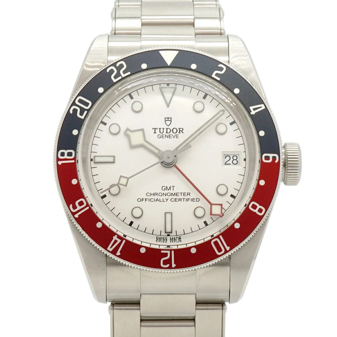 TUDOR WATCH BLACK BAY GMT AUTOMATIC WATCH: Tudor Watch Black Bay Gmt Automatic Watch Brand: TUDOR Type/Style: Wristwatch Material: SS Color: SILVER DIAL Size: Case size: 41mm Wrist size: Approx. 17.5cm Accessories: None Accessories Notice: