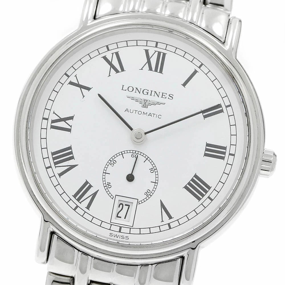 LONGINES WATCH PRESANCE DATE SMALL SECONDS WATCH: Longines Watch Presance Date Small Seconds Watch Brand: LONGINES Type/Style: Wristwatch Material: SS Color: none Size: Case size: 34mm Wrist size: Approx. 19cm Accessories: None Accessorie