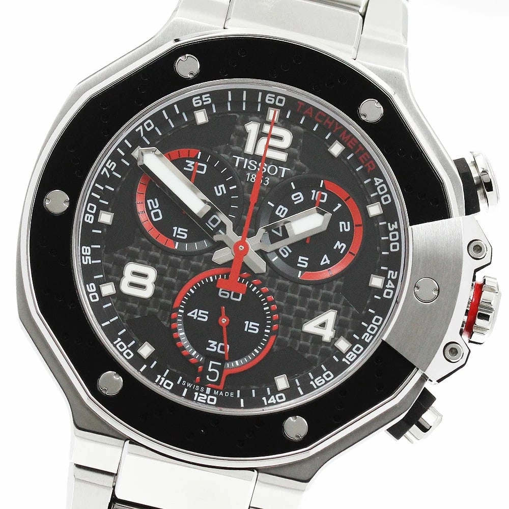 TISSOT WATCH MOTOGP QUARTZ WATCH: Tissot Watch Motogp Quartz Watch Brand: TISSOT Type/Style: Wristwatch Material: Stainless Steel/Resin Color: none Size: Case size: 45mm Wrist size: 19 + 2cm Accessories: None Accessories Notice: When