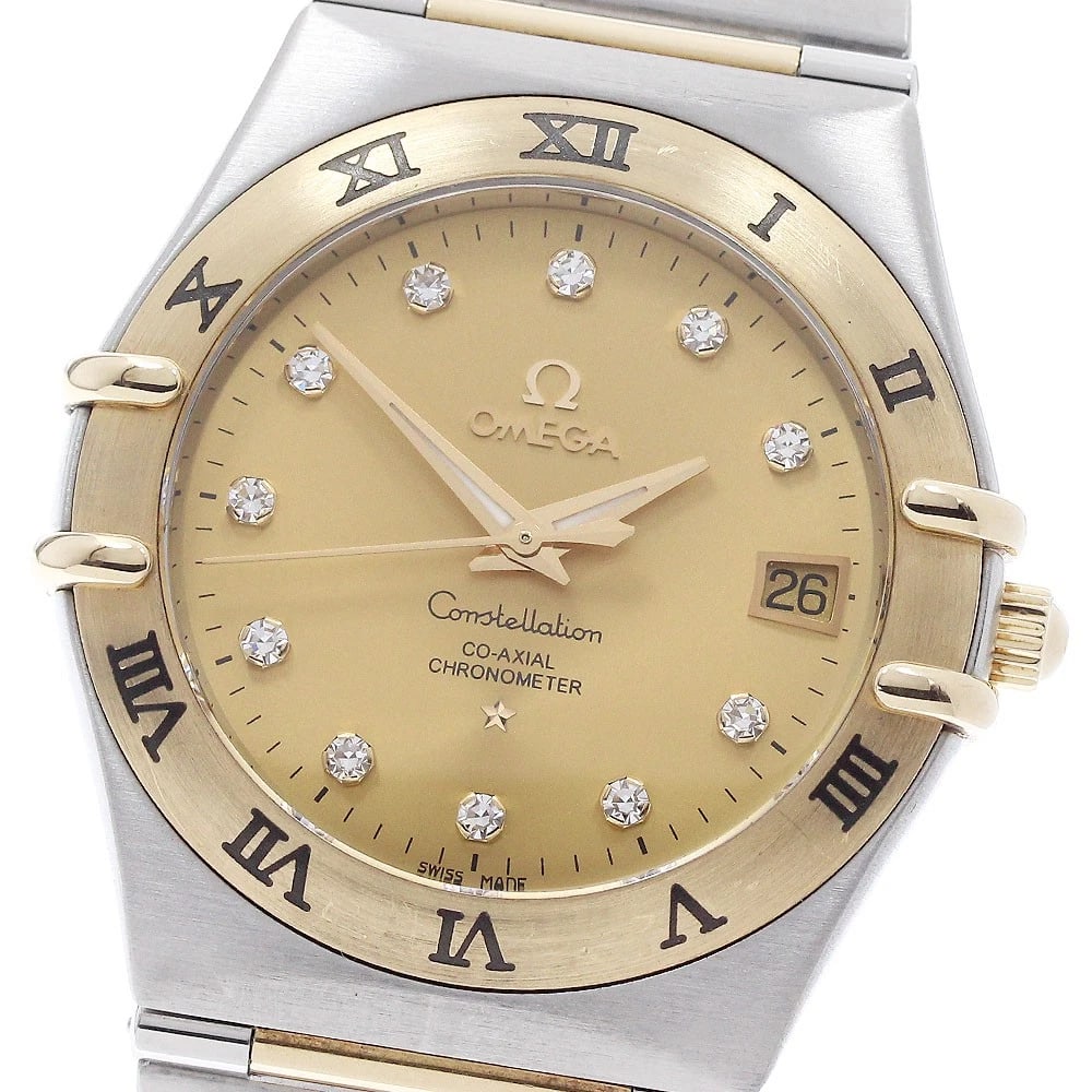 OMEGA WATCH CONSTELLATION 11P DIAMOND WATCH: Omega Watch Constellation 11P Diamond Watch Brand: OMEGA Type/Style: Wristwatch Material: SS/YG Color: none Size: Case size: 36mm Wrist size: Approx. 17cm Accessories: None Accessories Not