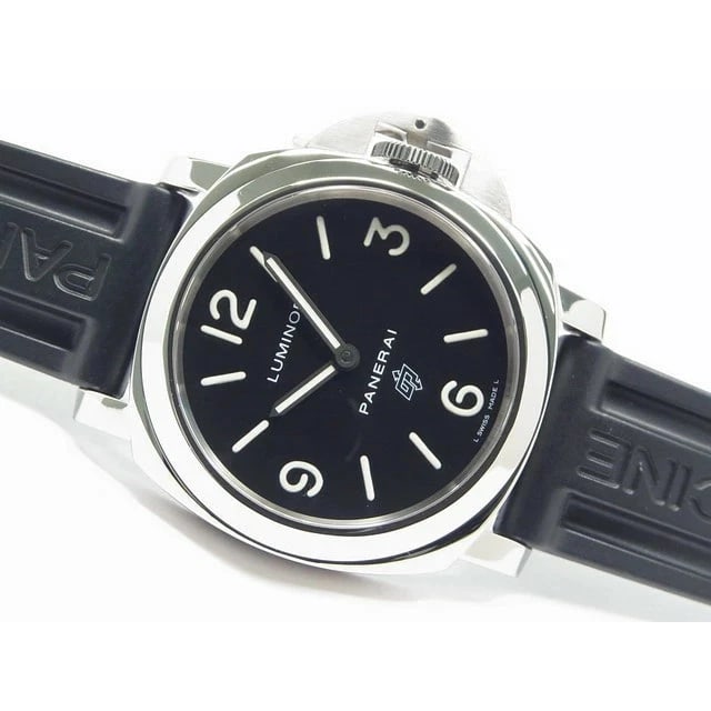 PANERAI WATCH OFFICINE PANERAI LUMINOR BASE WATCH: Panerai Watch Officine Panerai Luminor Base Watch Brand: PANERAI Type/Style: Wristwatch Material: SS Color: none Size: Case size: 44mm Accessories: None Accessories Notice: When purchasing pre-owned