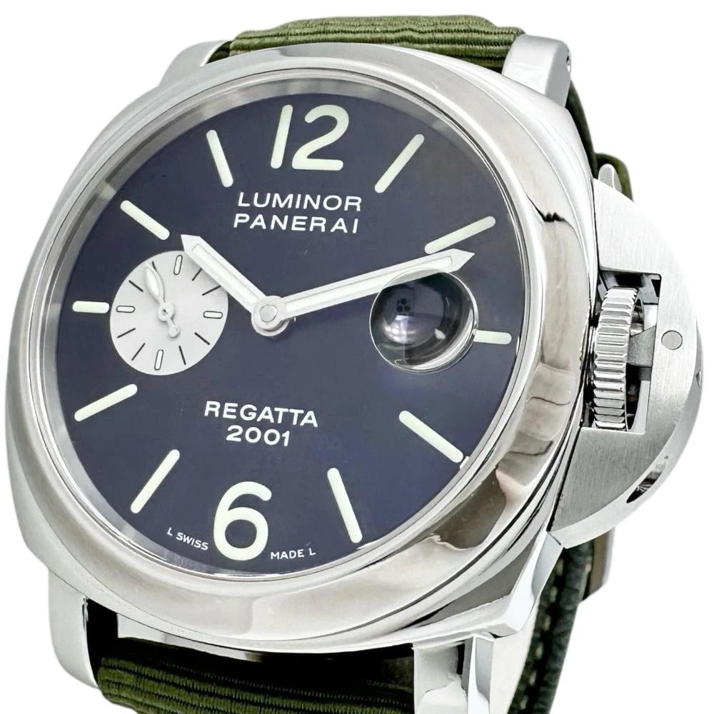 PANERAI WATCH PAM00107 LUMINOR REGATTA WATCH: Panerai Watch Pam00107 Luminor Regatta Watch Brand: PANERAI Type/Style: Wristwatch Material: SS Color: none Size: Case size: 44mm Wrist size: Approx. 20cm Accessories: None Accessories Notice: When