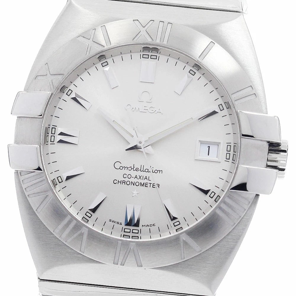 OMEGA WATCH CONSTELLATION DOUBLE WATCH: Omega Watch Constellation Double Watch Brand: OMEGA Type/Style: Wristwatch Material: SS Color: none Size: Case size: 38mm Wrist size: Approx. 18.5cm Accessories: None Accessories Notice: When