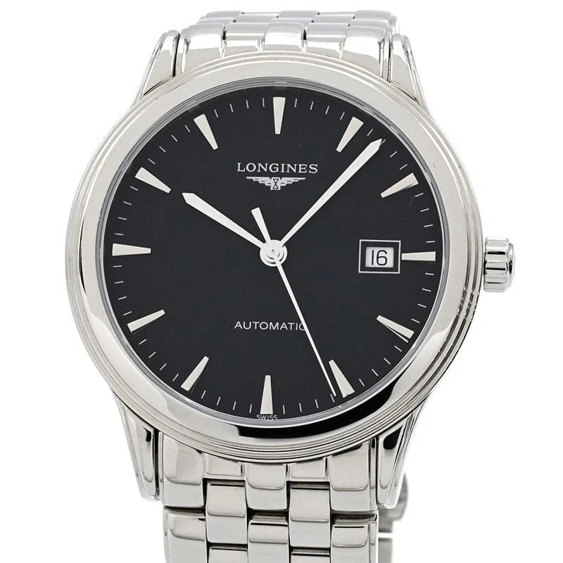 LONGINES FLAGSHIP WATCH CALENDAR BLACK WATCH: Longines Flagship Watch Calendar Black Watch Brand: LONGINES Type/Style: Wristwatch Material: SS Color: BLACK Size: Case size: 40mm Wrist size: 20.9cm Accessories: None Accessories Notice: When