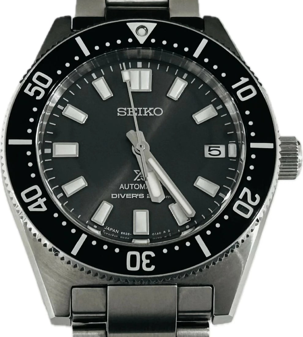 SEIKO WATCH PROSPEX FIRST DIVER AUTOMATIC WATCH: Seiko Watch Prospex First Diver Automatic Watch Brand: SEIKO Type/Style: Wristwatch Material: SS Color: BLACK Size: Case size: 40.5mm Wrist size: 20.5cm Accessories: None Accessories Notice: When