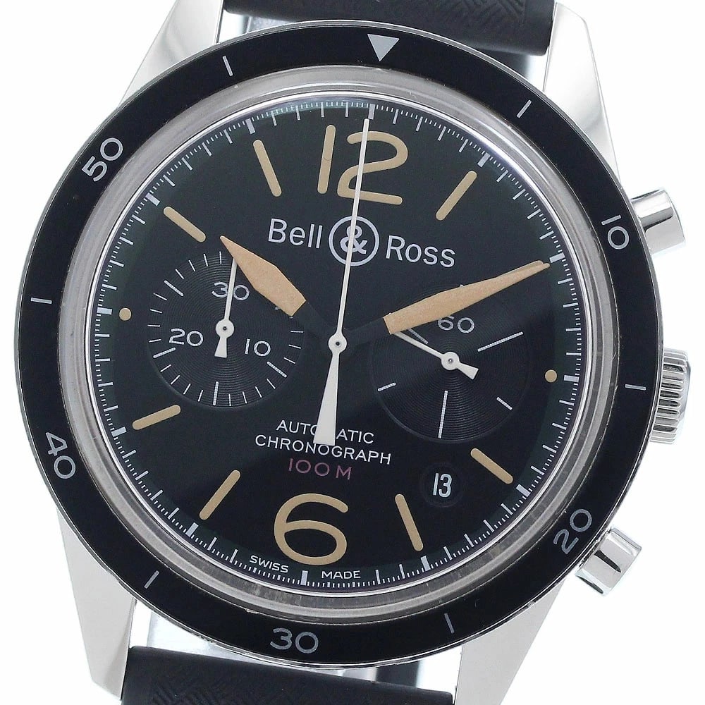 BELL&ROWATCH OFFICER BLACK WATCH: Bell&Rowatch Officer Black Watch Brand: BELL&ROSS Type/Style: Wristwatch Material: SS Color: BLACK Size: Case size: 42mm Wrist size: Approx. 20.5cm Accessories: None Accessories Notice: Wh