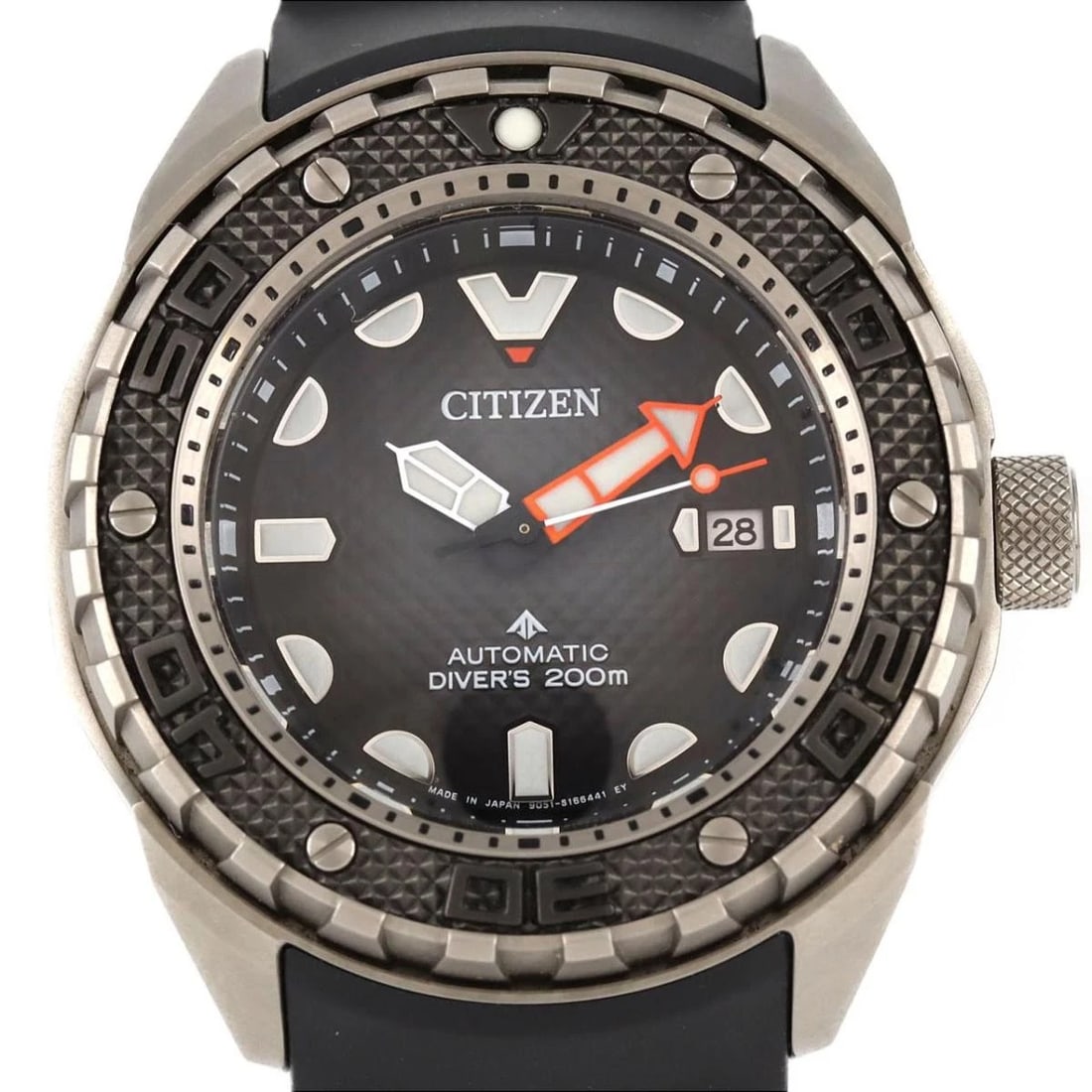 CITIZEN WATCH PROMASTER TITANIUM AUTOMATIC GRAY WATCH: Citizen Watch Promaster Titanium Automatic Gray Watch Brand: CITIZEN Type/Style: Wristwatch Material: Titanium Color: GRAY Size: Case size: 46mm Accessories: None Accessories Notice: When