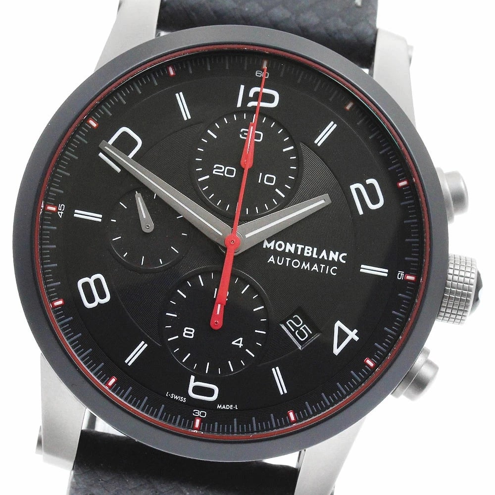 MONTBLANC WATCH TIMEWALKER SPEED CHRONOGRAPH AUTOMATIC WATCH: Montblanc Watch Timewalker Speed Chronograph Automatic Watch Brand: MONTBLANC Type/Style: Wristwatch Material: SS Color: none Size: Case size: 43mm Wrist size: Approx. 20.5cm Accessories: None