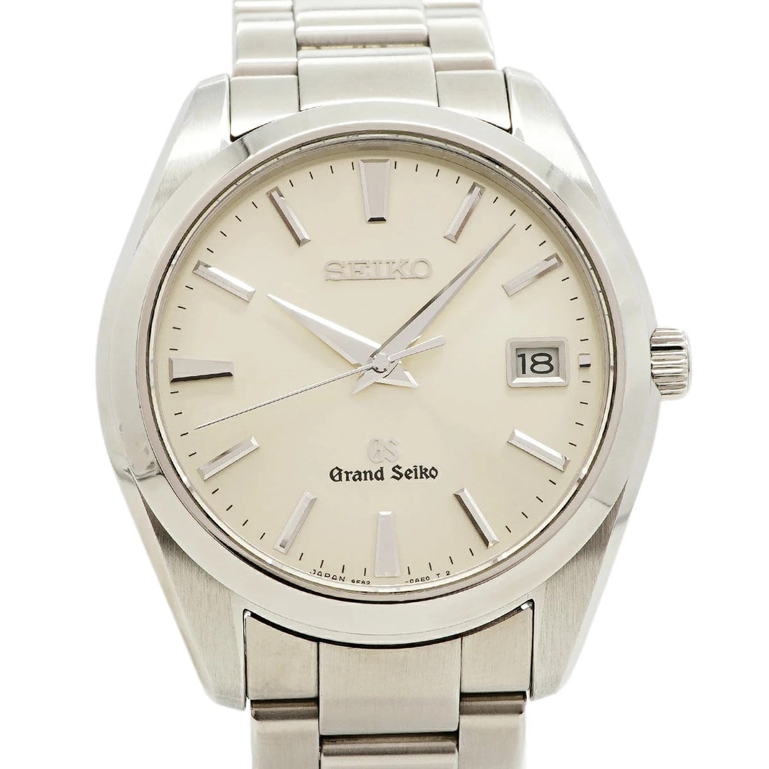 SEIKO WATCH GRAND SEIKO QUARTZ SILVER STAINLESTEEL WATCH: Seiko Watch Grand Seiko Quartz Silver Stainlesteel Watch Brand: SEIKO Type/Style: Wristwatch Material: SS Color: SILVER Size: Case size: 39.9mm Wrist size: Approx. 16cm Accessories: None A