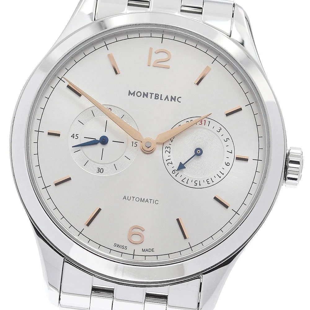 MONTBLANC WATCH HERITAGE CHRONOMETRY DATE AUTOMATIC WATCH: Montblanc Watch Heritage Chronometry Date Automatic Watch Brand: MONTBLANC Type/Style: Wristwatch Material: SS Color: none Size: Case size: 40mm Wrist size: Approx. 16 + 2.3cm Accessories: None