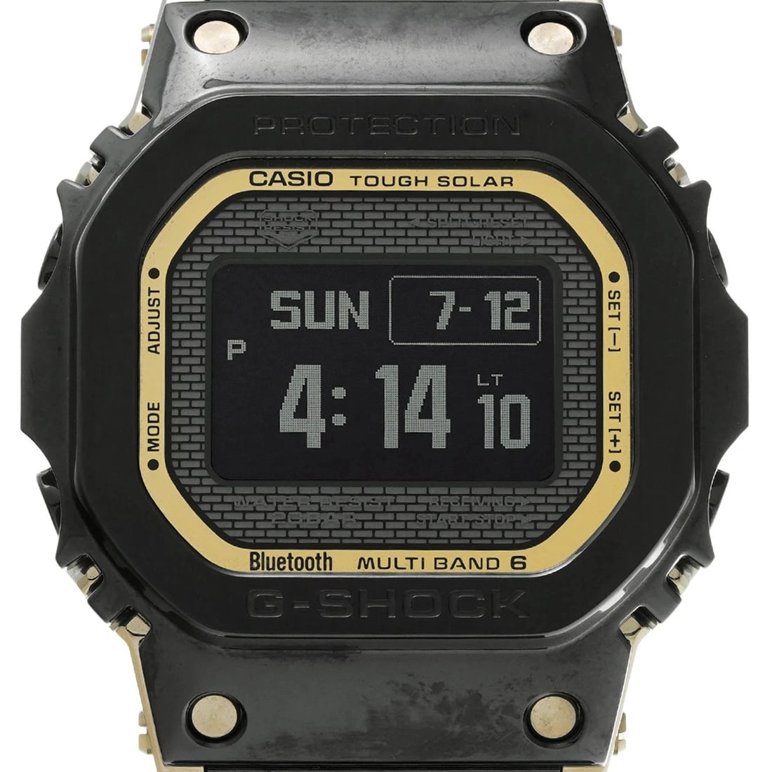 G-SHOCK WATCH SERIES TOUGH SOLAR BLACK DIAL WATCH: G-Shock Watch Series Tough Solar Black Dial Watch Brand: G-SHOCK Type/Style: Wristwatch Material: SS Color: BLACK DIAL Size: Case size: 43.6mm Wrist size: Approx. 21.5cm Accessories: None