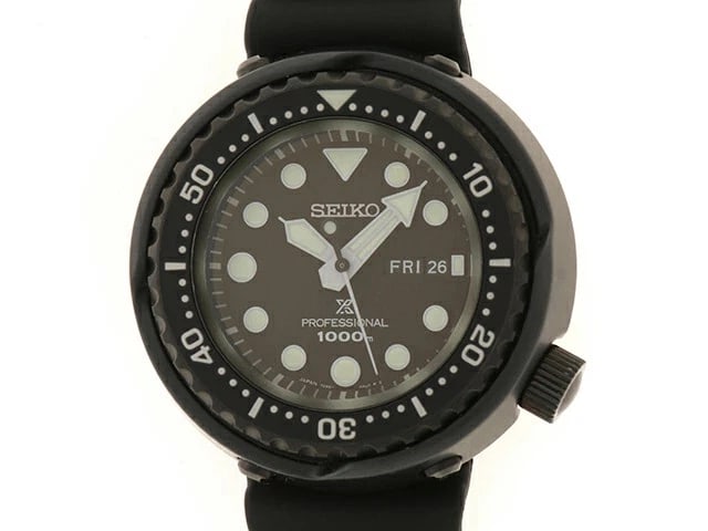 SEIKO WATCH MASTER PROFESSIONAL BLACK DIAL QUARTZ WATCH: Seiko Watch Master Professional Black Dial Quartz Watch Brand: SEIKO Type/Style: Wristwatch Material: Stainless steel/Silicon/Ceramic Color: BLACK DIAL Size: Case size: 49.4mm Wrist size: Approx.