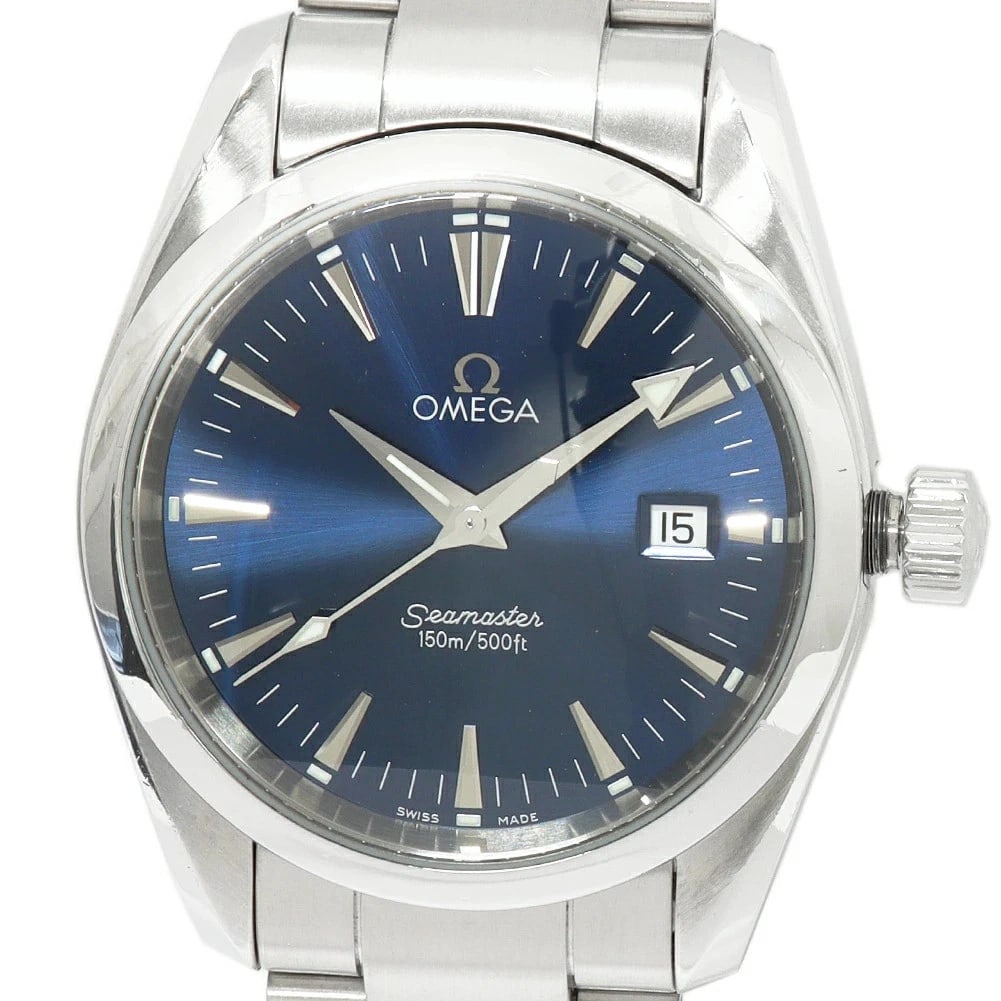 OMEGA WATCH SEAMASTER 150M AQUA TERRA WATCH: Omega Watch Seamaster 150M Aqua Terra Watch Brand: OMEGA Type/Style: Wristwatch Material: SS Color: None Size: Case size: 36mm Wrist size: 17.5cm Accessories: None Accessories Notice: When