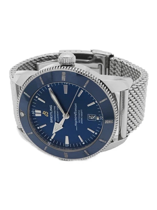 BREITLING WATCH SUPEROCEAN HERITAGE II AUTOMATIC WATCH: Breitling Watch Superocean Heritage Ii Automatic Watch Brand: BREITLING Type/Style: Wristwatch Material: Stainless steel/ceramic Color: BLUE DIAL Size: Case size: 45mm Wrist size: 17cm Accessories