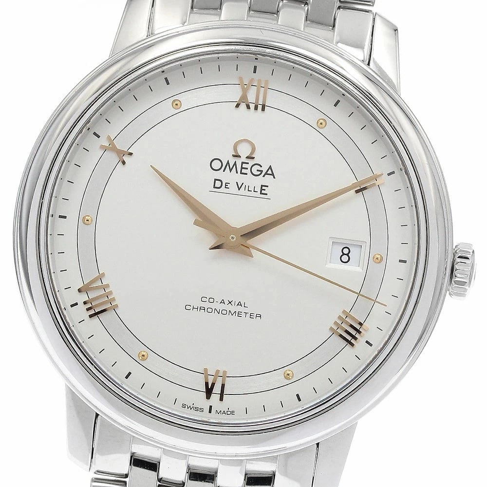 OMEGA WATCH DE VILLE PRESTIGE CO-AXIAL WATCH: Omega Watch De Ville Prestige Co-Axial Watch Brand: OMEGA Type/Style: Wristwatch Material: SS Color: None Size: Case size: 40mm Wrist size: Approx. 19cm Accessories: None Accessories Notice: When