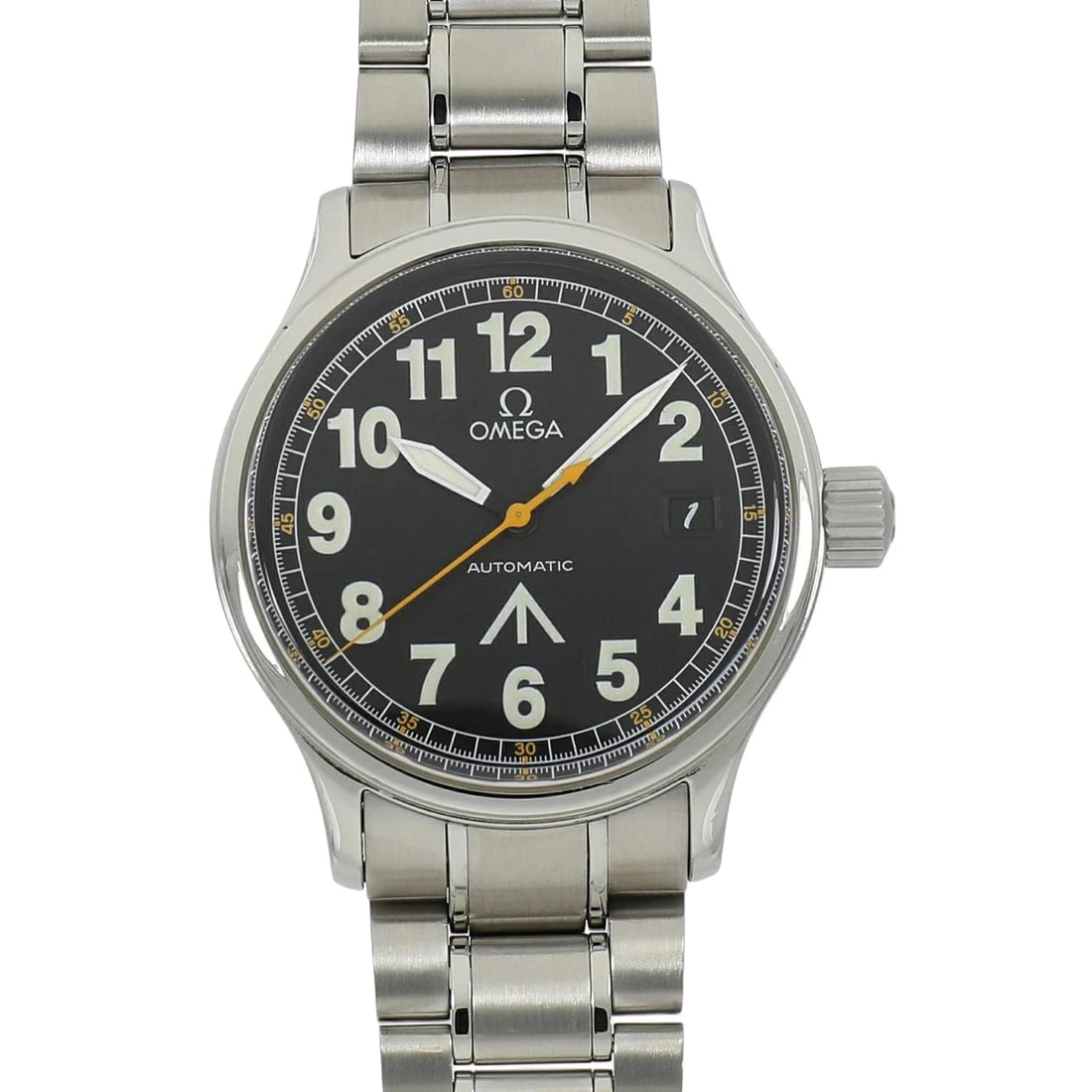 OMEGA DYNAMIC III MARUI LIMITED WATCH: Omega Dynamic Iii Marui Limited Watch Brand: OMEGA Type/Style: Wristwatch Material: Stainless steel Color: BLACK DIAL Size: Case size: 36mm Wrist size: 18.5cm Accessories: None Accessories