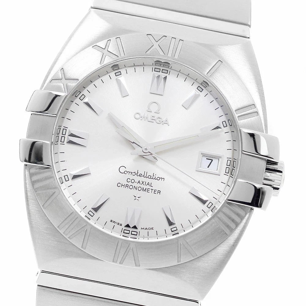 OMEGA WATCH CONSTELLATION DOUBLE EAGLE WATCH: Omega Watch Constellation Double Eagle Watch Brand: OMEGA Type/Style: Wristwatch Material: Stainless steel Color: None Size: Case size: 38mm Wrist size: 18.5cm Accessories: None Accessories Notice: