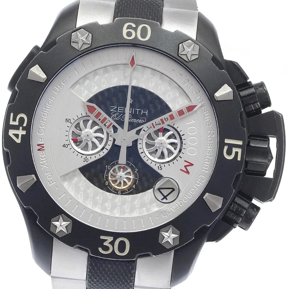 ZENITH WATCH DEFY EXTREME CHRONOGRAPH AUTOMATIC WATCH: Zenith Watch Defy Extreme Chronograph Automatic Watch Brand: ZENITH Type/Style: Wristwatch Material: Titanium Color: None Size: Case size: 47mm Wrist size: Approx. 18 + 2.5cm Accessories: None