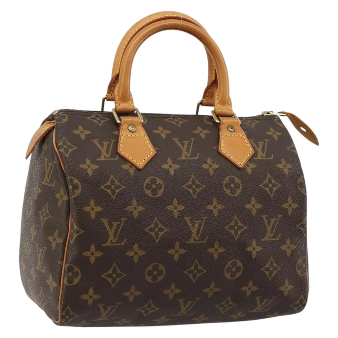 LOUIS VUITTON MONOGRAM SPEEDY 25 HAND BAG: LOUIS VUITTON Monogram Speedy 25 Hand Bag Brand: LOUIS VUITTON Type/Style: Hand Bag Material: Monogram Canvas Color: Monogram Size: W9.8 x H7.5 x D5.9inch(Approx) Accessories: None Accesso