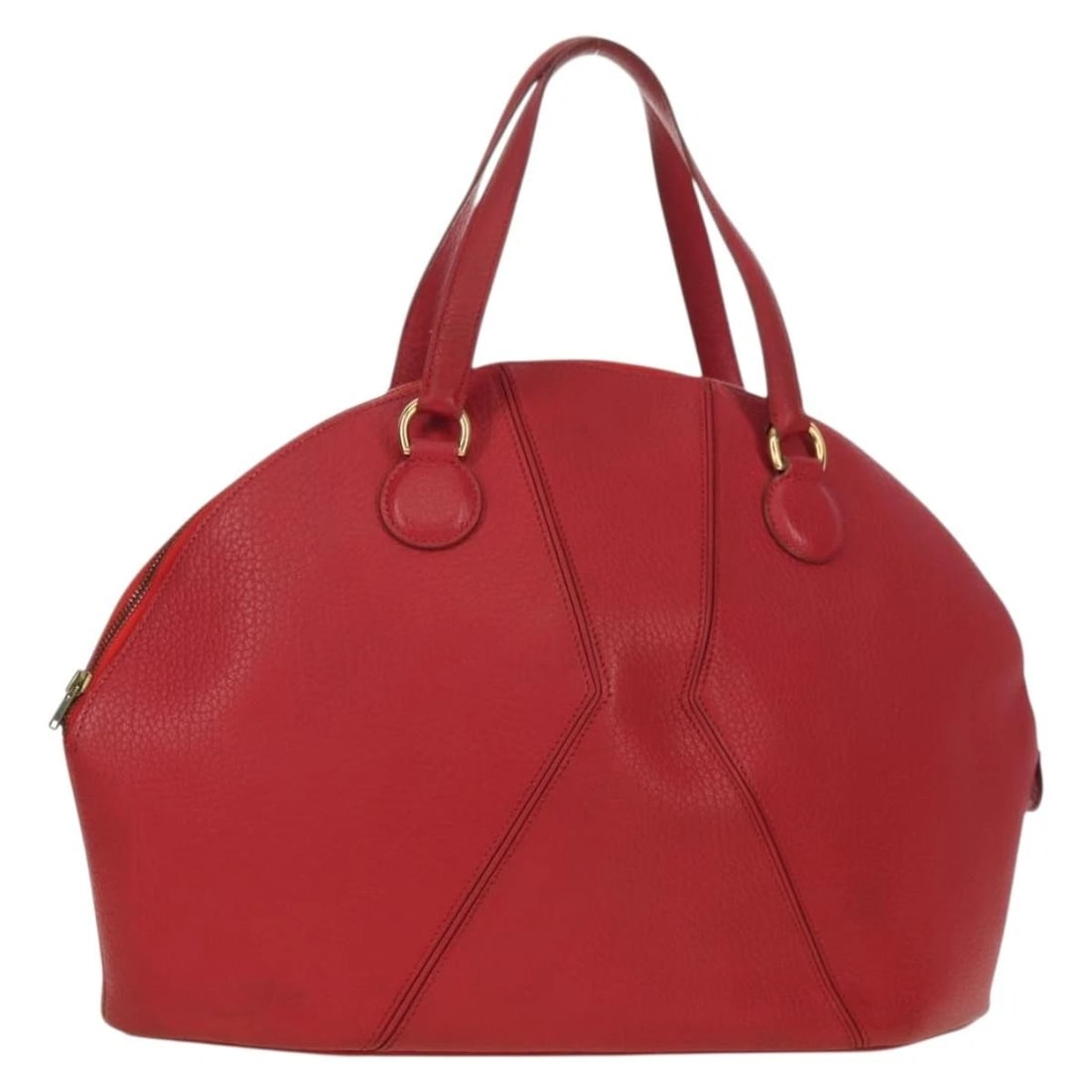 HERMES ILDVO HAND BAG LEATHER RED GOLD: HERMES Ildvo Hand Bag Leather Red Gold Brand: HERMES Type/Style: Hand Bag Material: Leather Color: Red/Gold Size: W15.7 x H11.8 x D5.9inch(Approx) Accessories: None Accessories Notice: Whe