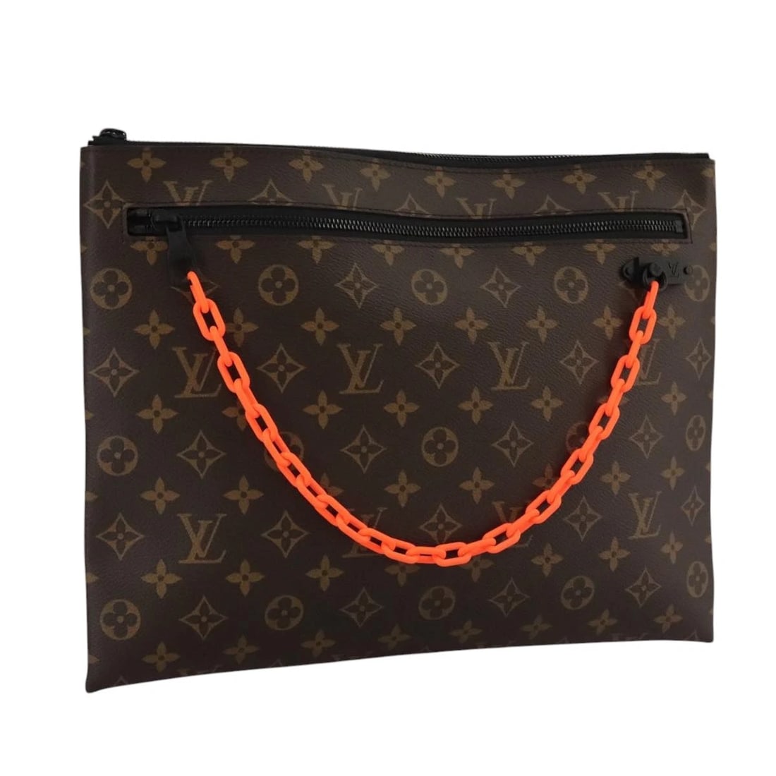 LOUIS VUITTON MONOGRAM SOLAR POWERED RAY POCHETTE: LOUIS VUITTON Monogram Solar Powered Ray Pochette Brand: LOUIS VUITTON Type/Style: Clutch Bag Material: Monogram Canvas Color: Monogram Size: W13.8 x H10.6inch(Approx) Accessories: None Ac