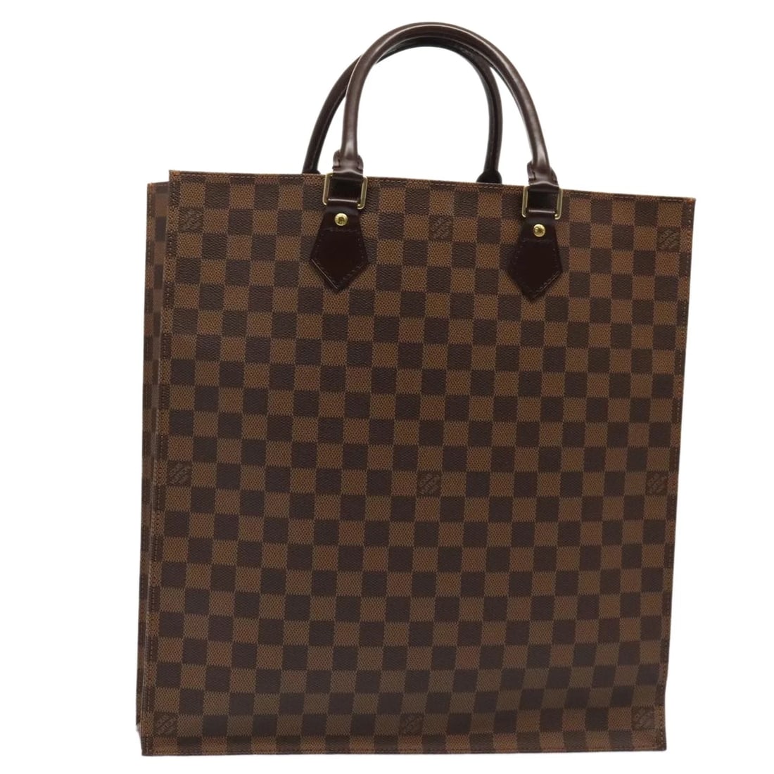 LOUIS VUITTON DAMIER EBENE SAC PLAT HAND BAG: LOUIS VUITTON Damier Ebene Sac Plat Hand Bag Brand: LOUIS VUITTON Type/Style: Hand Bag Material: Damier Ebene Canvas Color: Damie Ebene Size: W14.4 x H15.0 x D3.5inch(Approx) Accessories: None