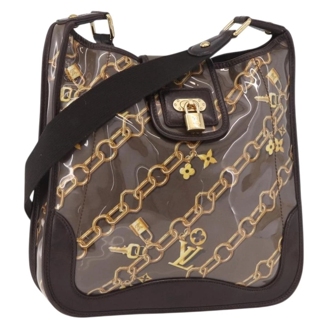 LOUIS VUITTON MONOGRAM CHARM MUSETTE SHOULDER BAG: LOUIS VUITTON Monogram Charm Musette Shoulder Bag Brand: LOUIS VUITTON Type/Style: Shoulder Bag Material: Monogram Canvas Color: Brown Size: W12.6 x H12.2 x D2.4inch(Approx) Accessories: None
