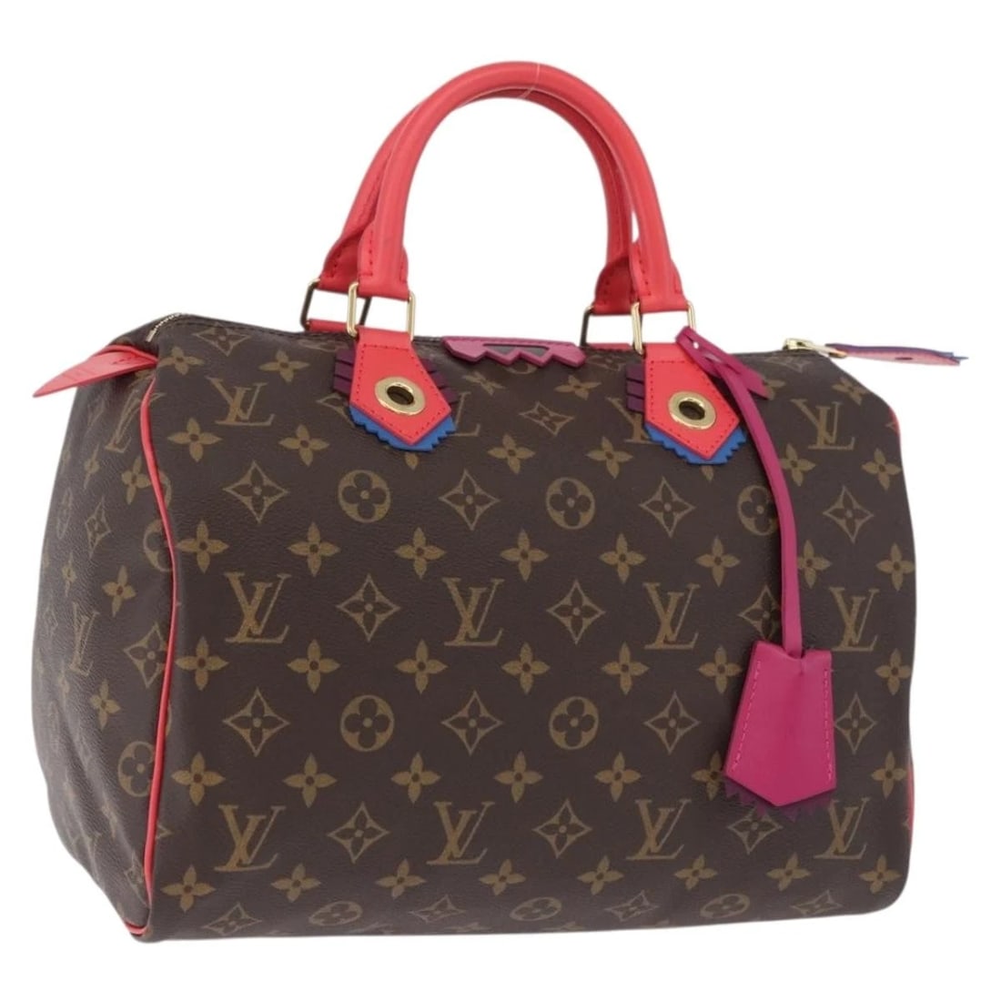 LOUIS VUITTON MONOGRAM TOTEM SPEEDY 30 HAND BAG: LOUIS VUITTON Monogram Totem Speedy 30 Hand Bag Brand: LOUIS VUITTON Type/Style: Hand Bag Material: Monogram Canvas Color: Monogram Size: W11.8 x H8.7 x D7.1inch(Approx) Accessories: None