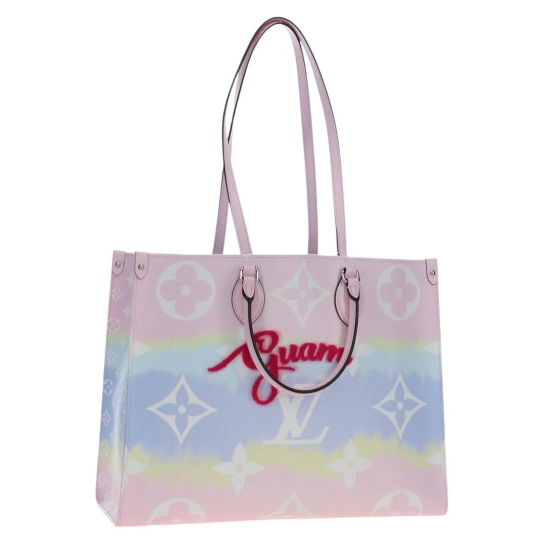 LOUIS VUITTON LV ESCAL MONOGRAM: LOUIS VUITTON LV Escal Monogram Brand: LOUIS VUITTON Type/Style: Tote Bag Material: PVC Leather Color: Pink Size: W16.1 x H13.4 x D7.5inch Accessories: None Accessories Notice: When purcha