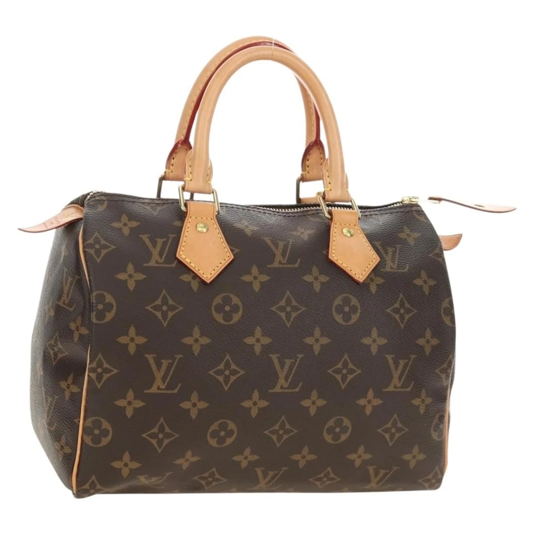 LOUIS VUITTON MONOGRAM SPEEDY 25 HAND BAG: LOUIS VUITTON Monogram Speedy 25 Hand Bag Brand: LOUIS VUITTON Type/Style: Hand Bag Material: Monogram Canvas Color: Monogram Size: W9.8 x H7.5 x D5.9inch Accessories: None Accessories Not
