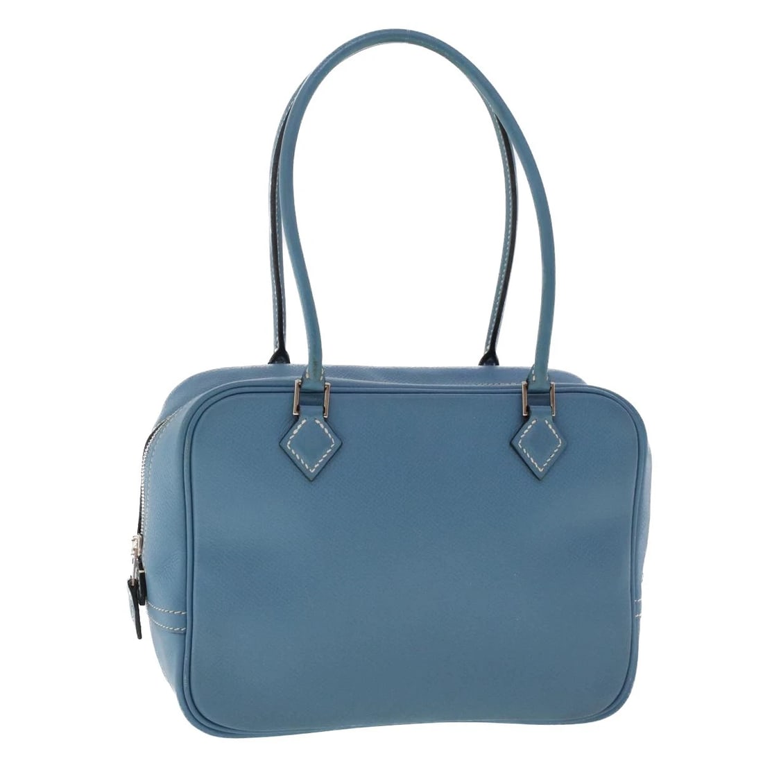 HERMES PURUM 20 HAND BAG LEATHER LIGHT BLUE (1 of 6)
