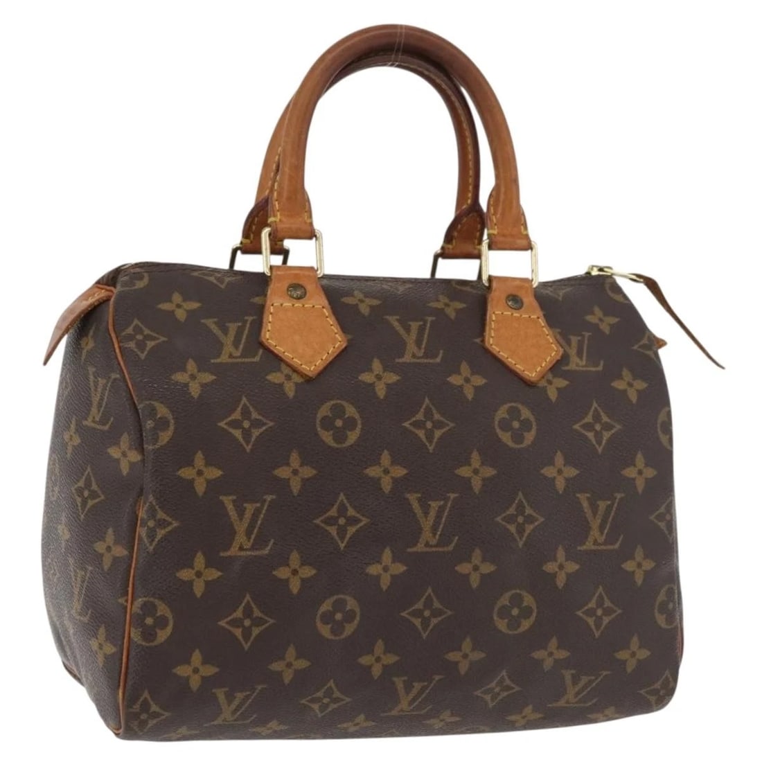 LOUIS VUITTON MONOGRAM SPEEDY 25 HAND BAG: LOUIS VUITTON Monogram Speedy 25 Hand Bag Brand: LOUIS VUITTON Type/Style: Hand Bag Material: Monogram Canvas Color: Monogram Size: W9.8 x H7.5 x D5.9inch Accessories: None Accessories Not