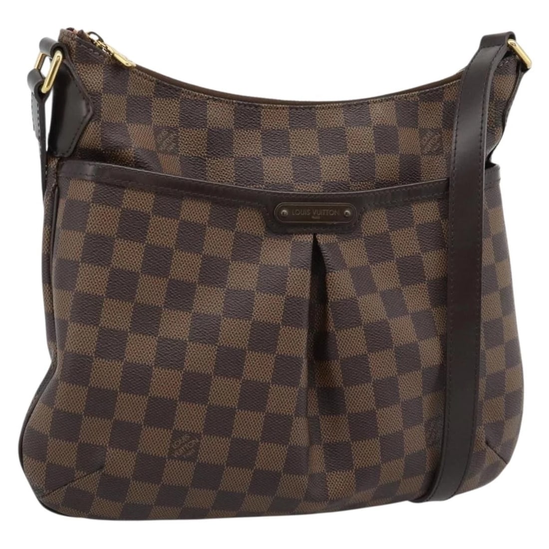 LOUIS VUITTON DAMIER EBENE BLOOMSBURY PM SHOULDER BAG: LOUIS VUITTON Damier Ebene Bloomsbury PM Shoulder Bag Brand: LOUIS VUITTON Type/Style: Shoulder Bag Material: Damier Ebene Canvas Color: Damie Ebene Size: W12.8 x H10.6 x D1.2inch Accessories: Non