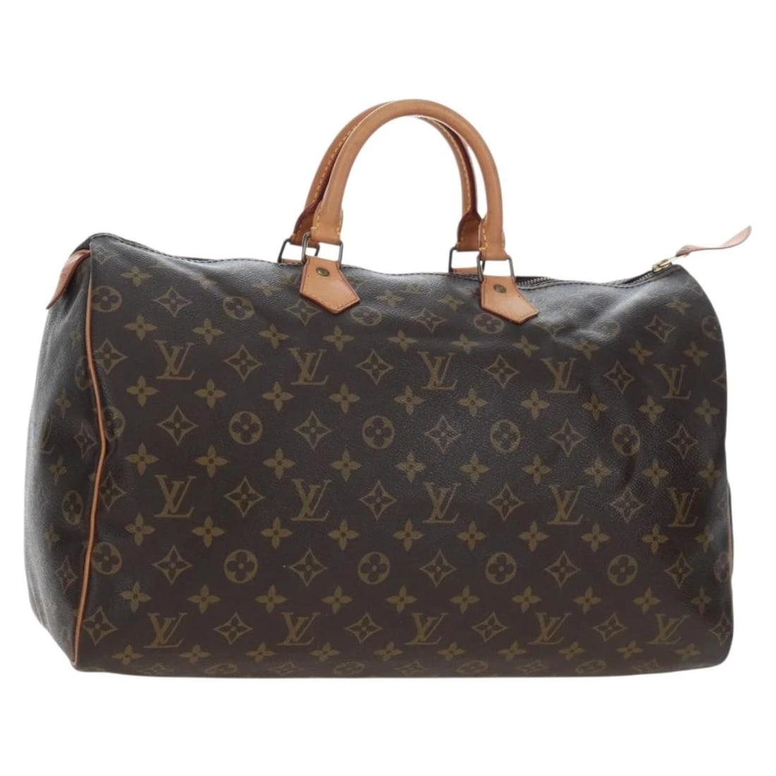 LOUIS VUITTON MONOGRAM SPEEDY 40 HAND BAG: LOUIS VUITTON Monogram Speedy 40 Hand Bag Brand: LOUIS VUITTON Type/Style: Hand Bag Material: Monogram Canvas Color: Monogram Size: W15.7 x H9.8 x D7.5inch Accessories: None Accessories No