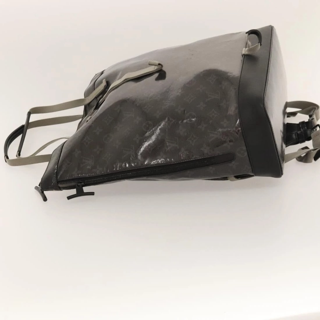 LOUIS VUITTON MONOGRAM ECLIPSE GLAZE ZIPPED TOTE BACKPACK - 4