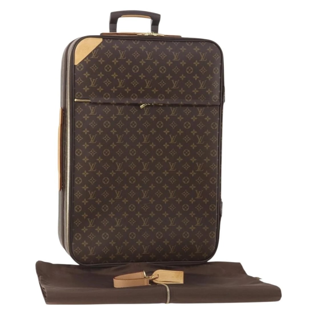 LOUIS VUITTON MONOGRAM PEGAS 65 SUITCASE: LOUIS VUITTON Monogram Pegas 65 Suitcase Brand: LOUIS VUITTON Type/Style: suitcase Material: Monogram Canvas Color: Monogram Size: W25.6 x H17.7 x D9.4inch Accessories: None Accessories No